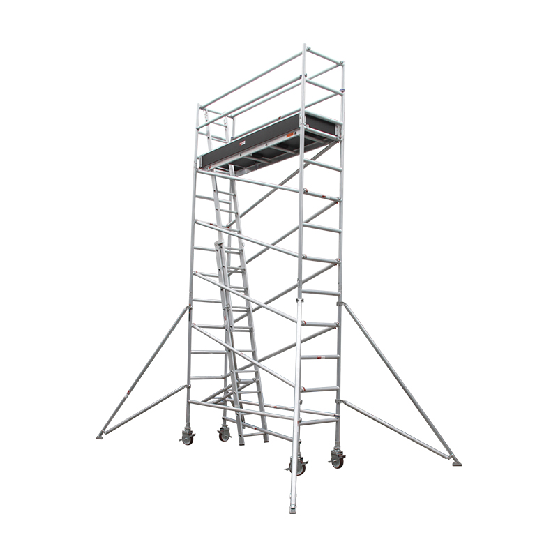 Single Width Scaffold with Inclined Ladder